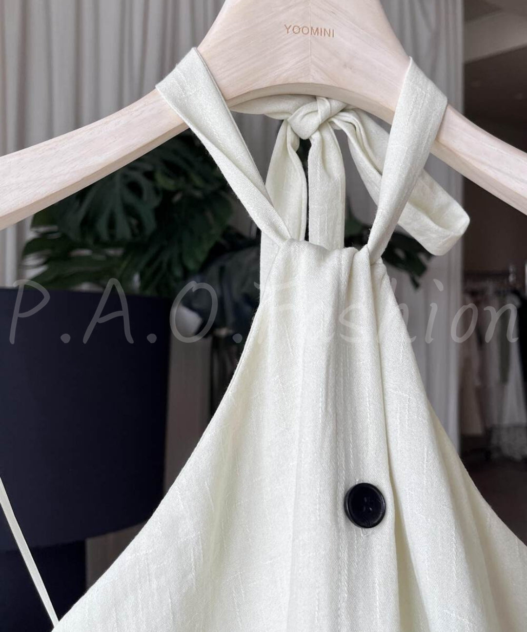 Halter Tie Wide-Leg Pants Set[Available Now]