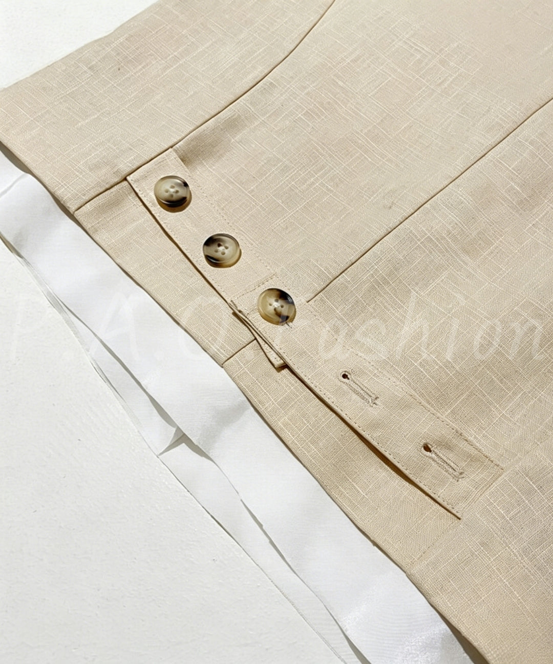 Ramie-Cotton Blend Vest & Wide-Leg Pants Set[Available Now]