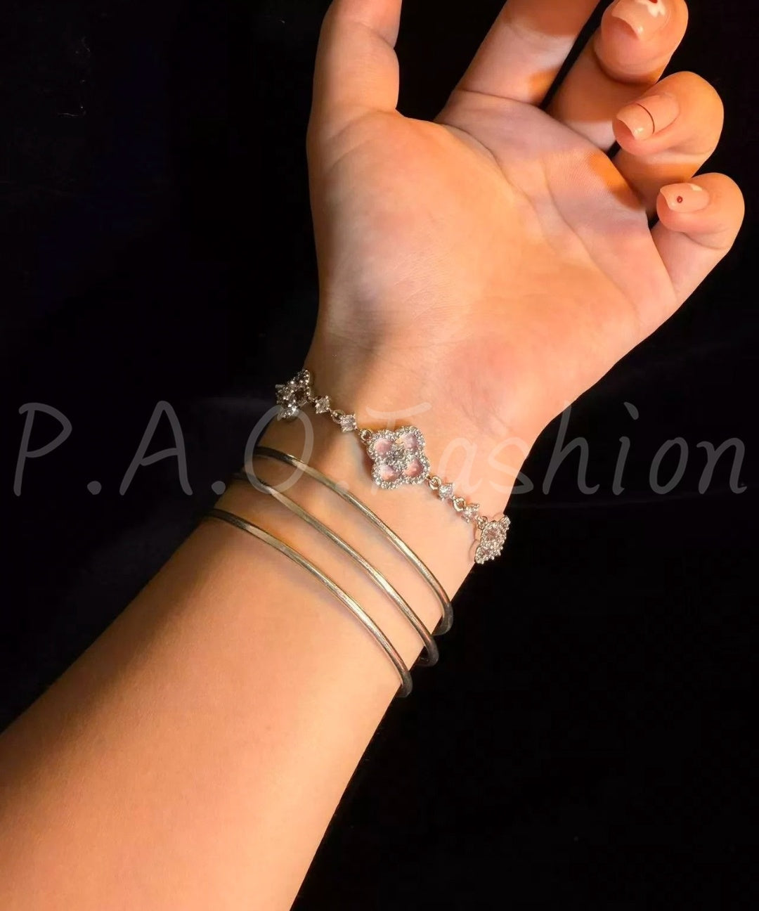 Four-Leaf Clover Bohemian Bracelet