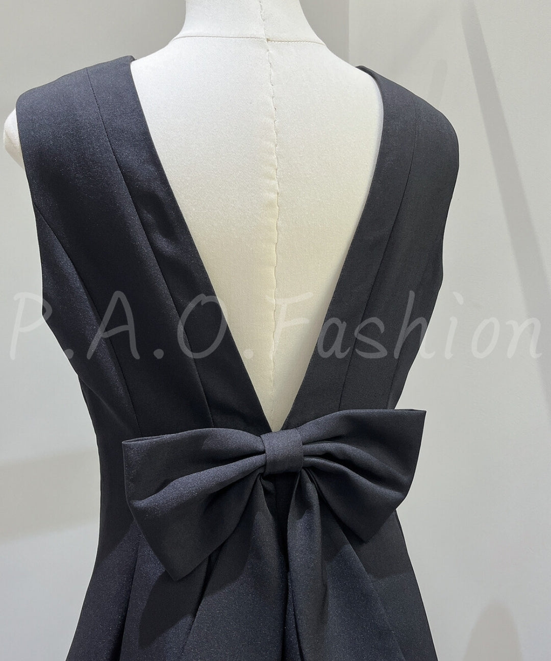 Bow Back A-Line Mini Dress[Available Now]