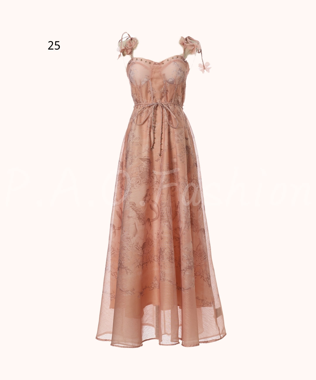 Floral Print Strap Maxi Dress[Available Now]