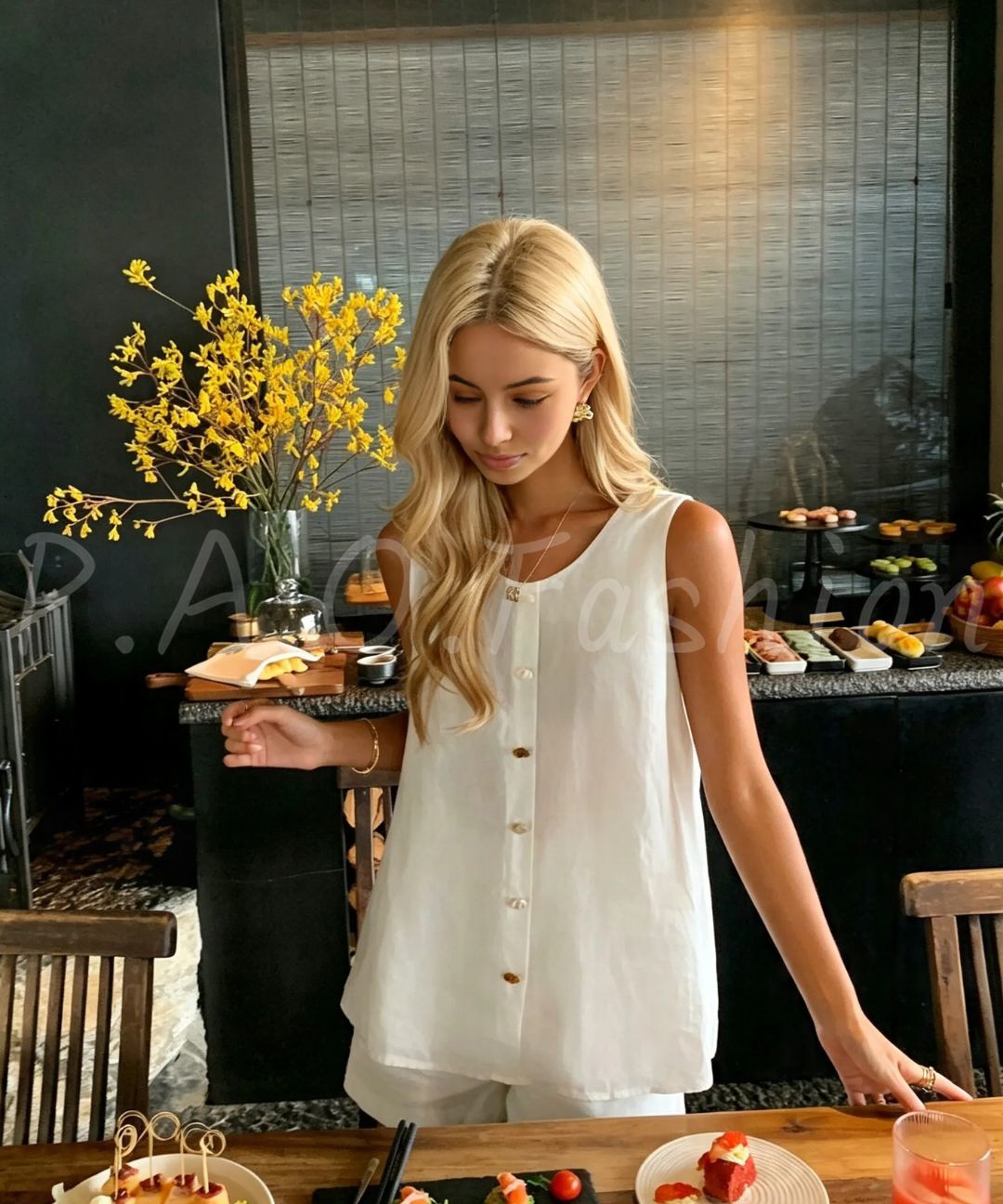 Old Money Textured Vest & Tailored Shorts Set