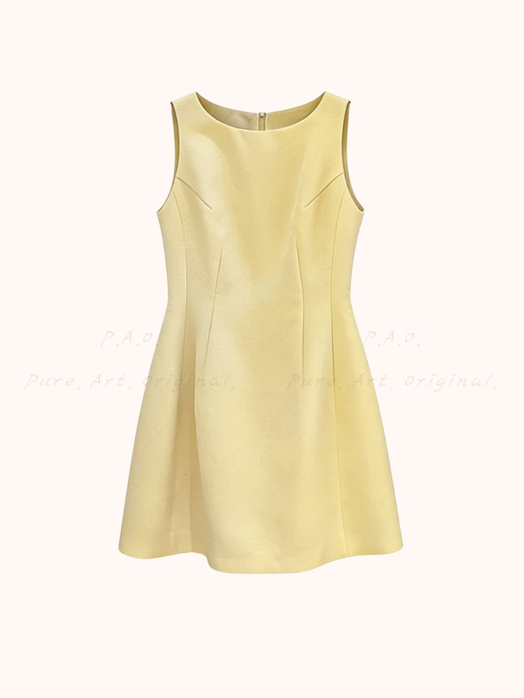 Paris Muse – Sleeveless A-Line Dress