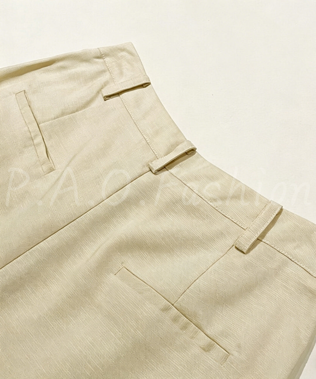 Linen-Blend Relaxed Wide-Leg Pants[Available Now]