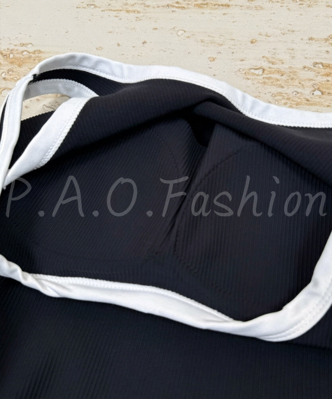 Contrast Trim Athletic Romper[Available Now]