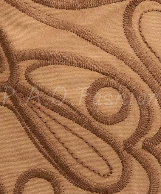 Bohemian Embroidered Cotton Midi Dress[Available Now]