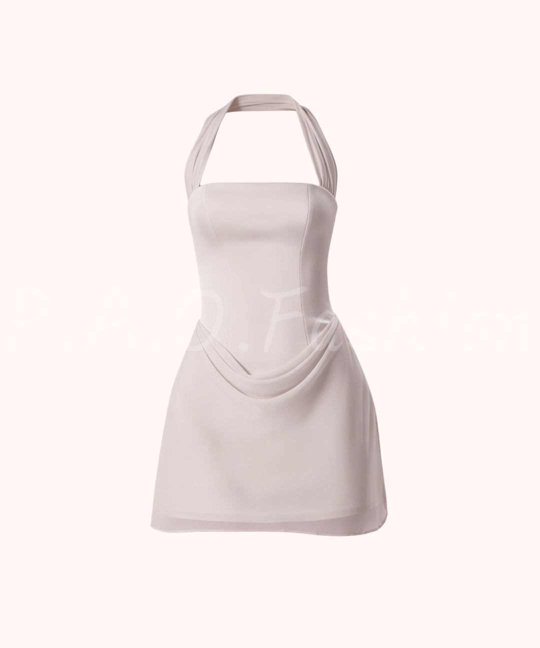 Halter Backless A-Line Mini Dress[Available Now]