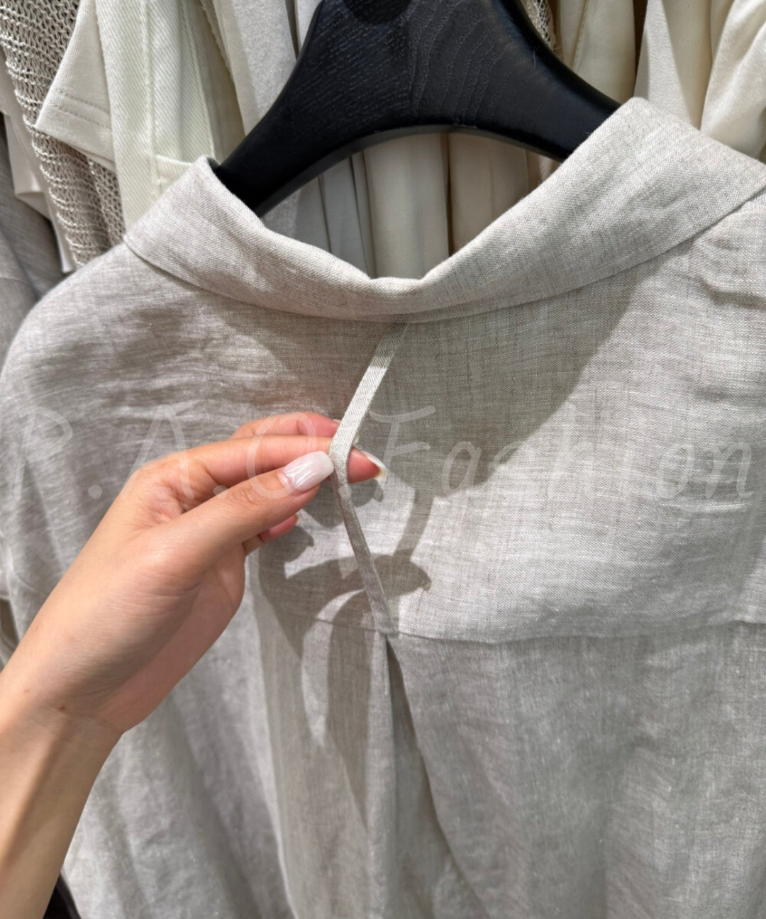 Linen Lyocell Relaxed Shirt Set