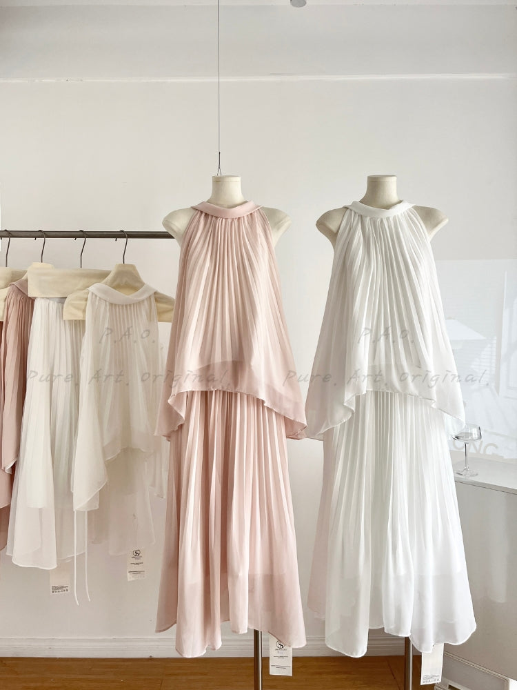 ELIO RUCHED SET DRESS