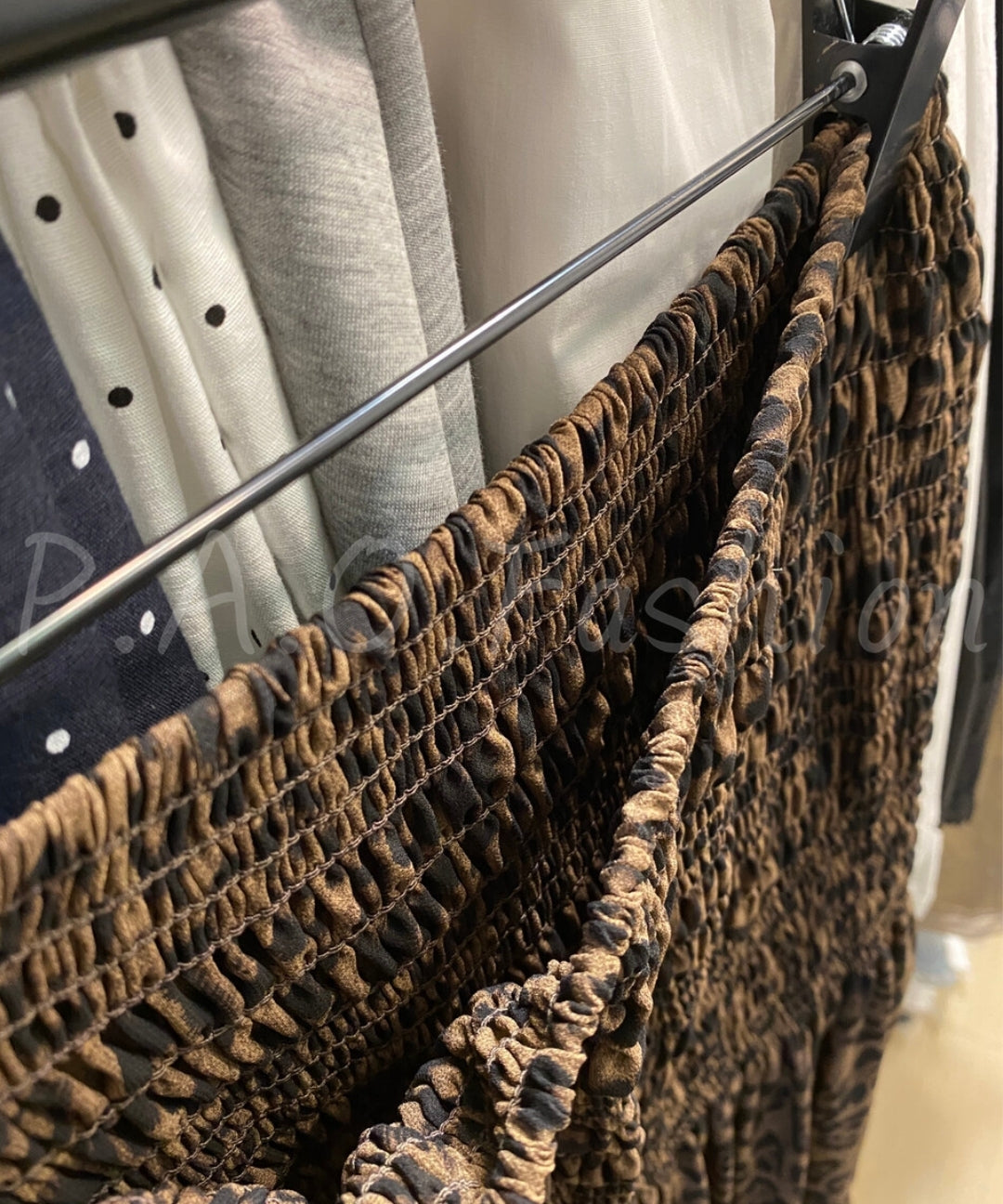 Leopard Print Tiered Ruffle Skirt[Available Now]