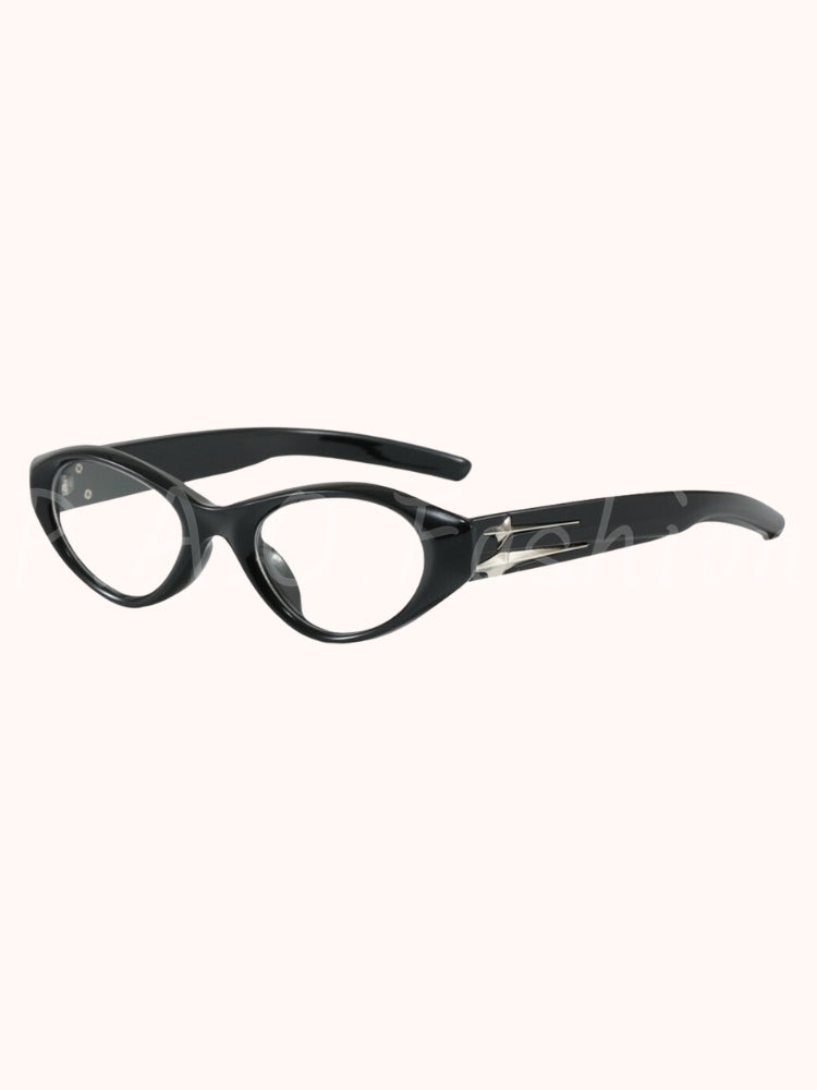 Y2K Star Accent Cat-Eye Sunglasses