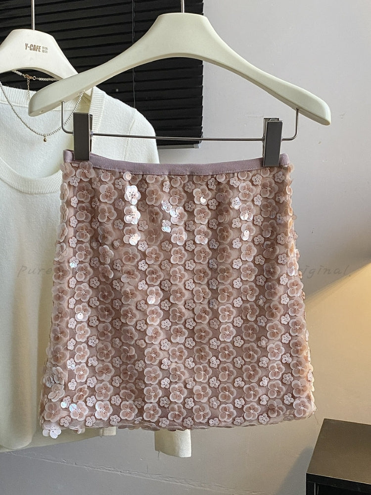 MARAIS SEQUIN SKIRT