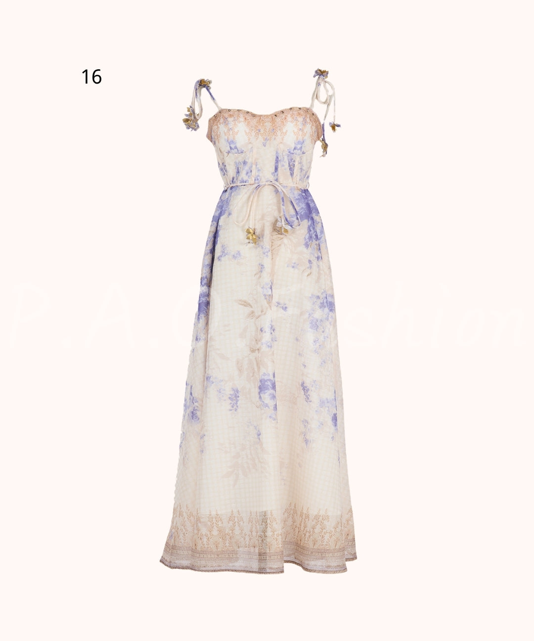 Floral Print Strap Maxi Dress[Available Now]