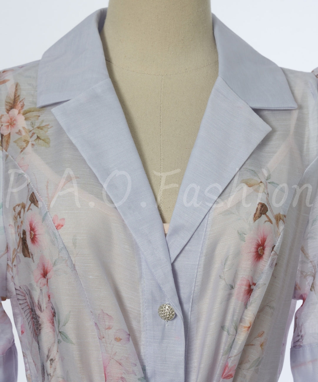 Floral Blazer Collar Mini Dress[Available Now]