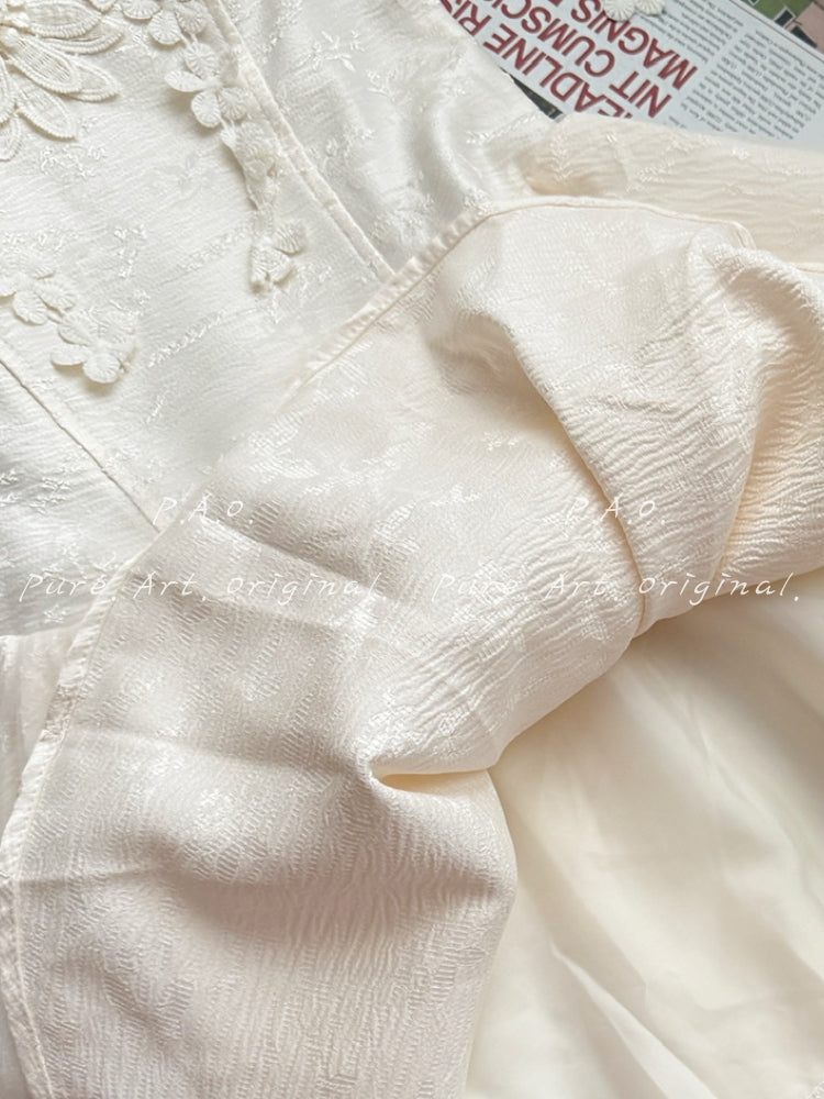 ARABELLA BALLETCORE FLORAL MINI DRESS