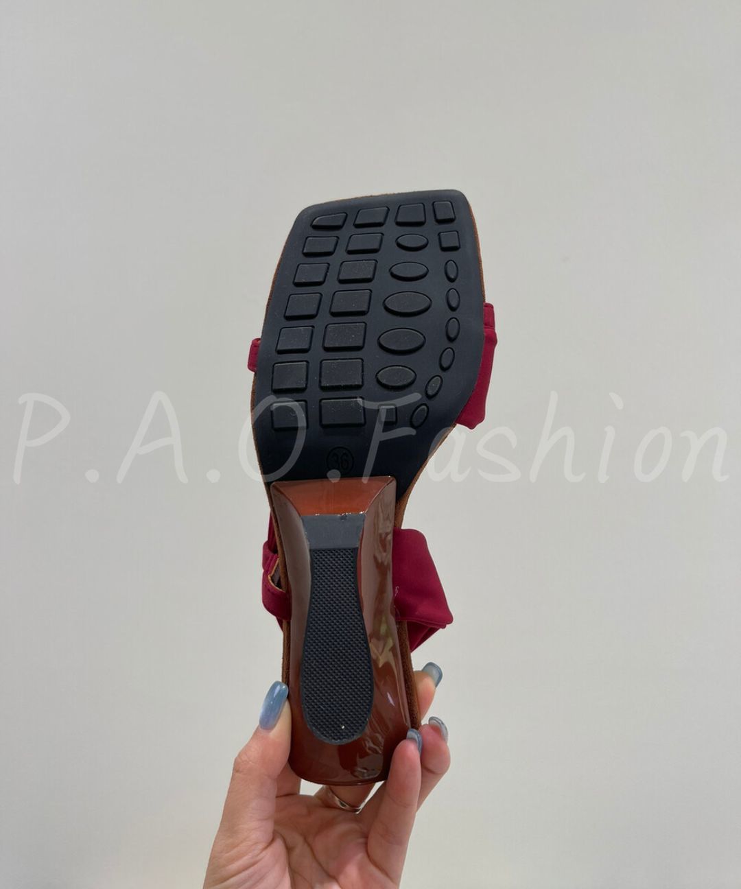 French Twist Sculptural Wedge Sandals with Satin Knot Detail