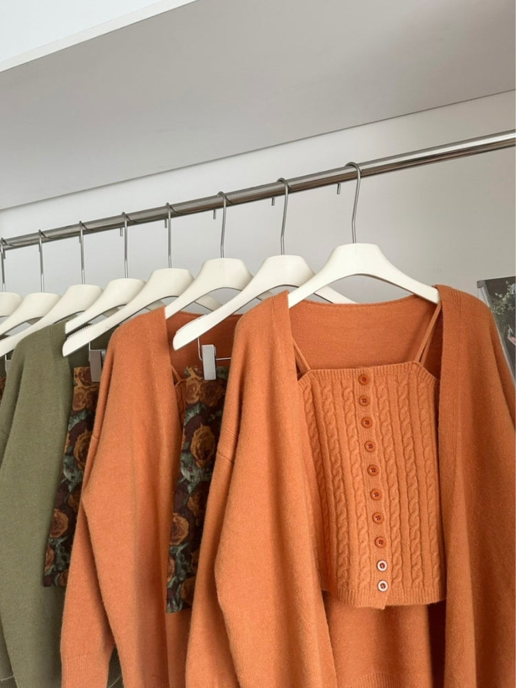 Versatile Knit Tank, Cardigan & Mini Skirt 3-Piece Set