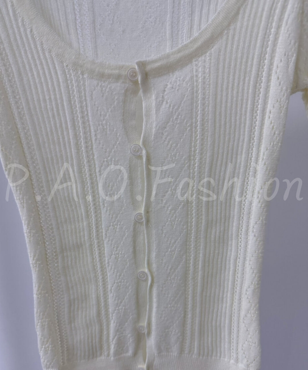 Cut-Out Knit Cardigan[Available Now]