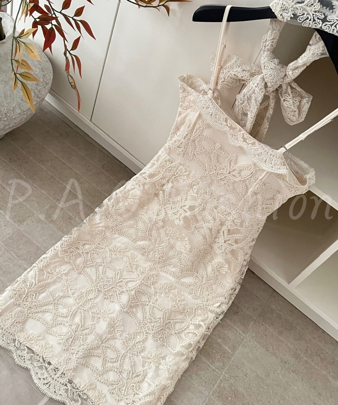 Corded Lace Corset Slip Dress[Available Now]
