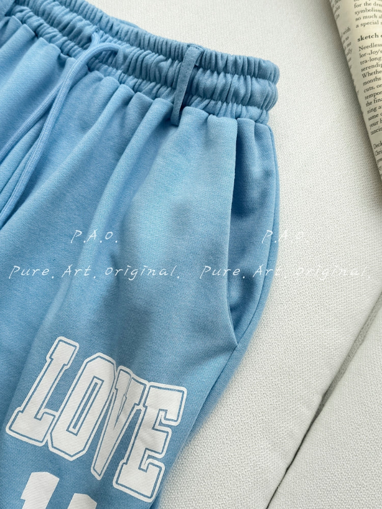 Haven Leisure Ribbed Tank & Wide‑Leg Sweatpants Set