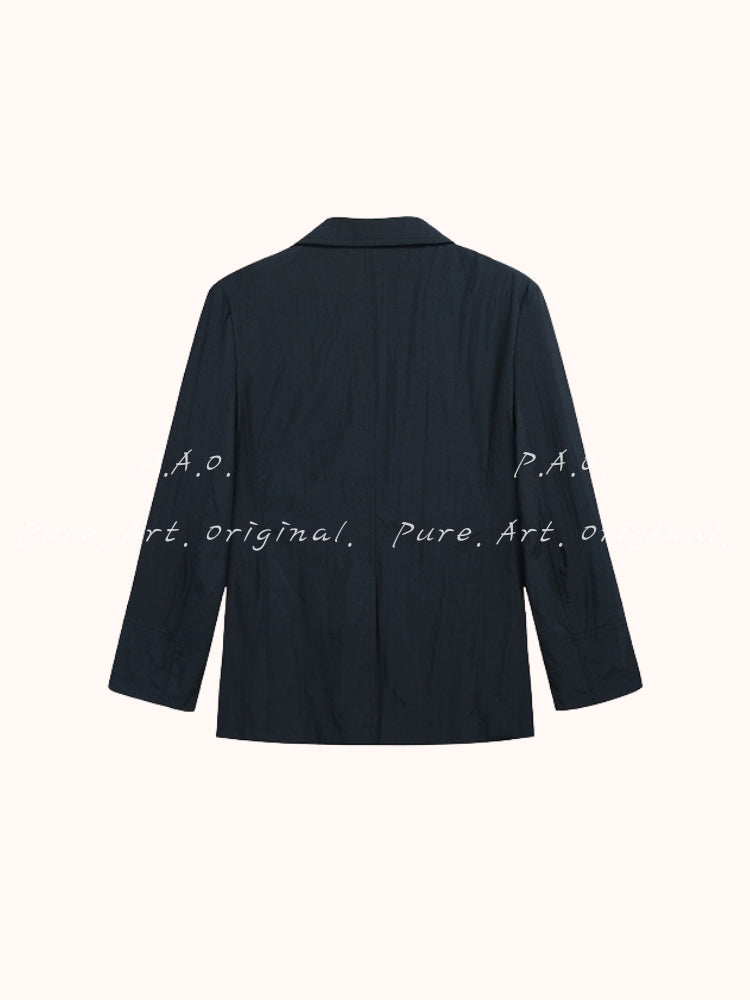 NAVY FLOAT BLAZER