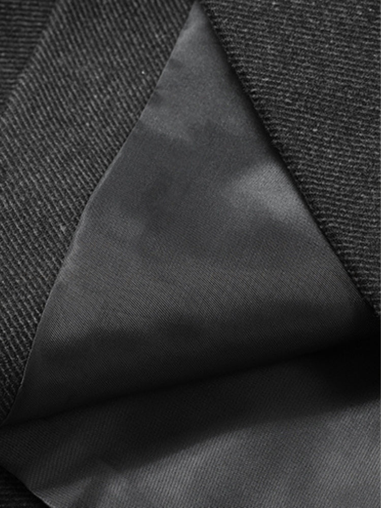 Hepburn-Inspired Belted Long Trench Coat