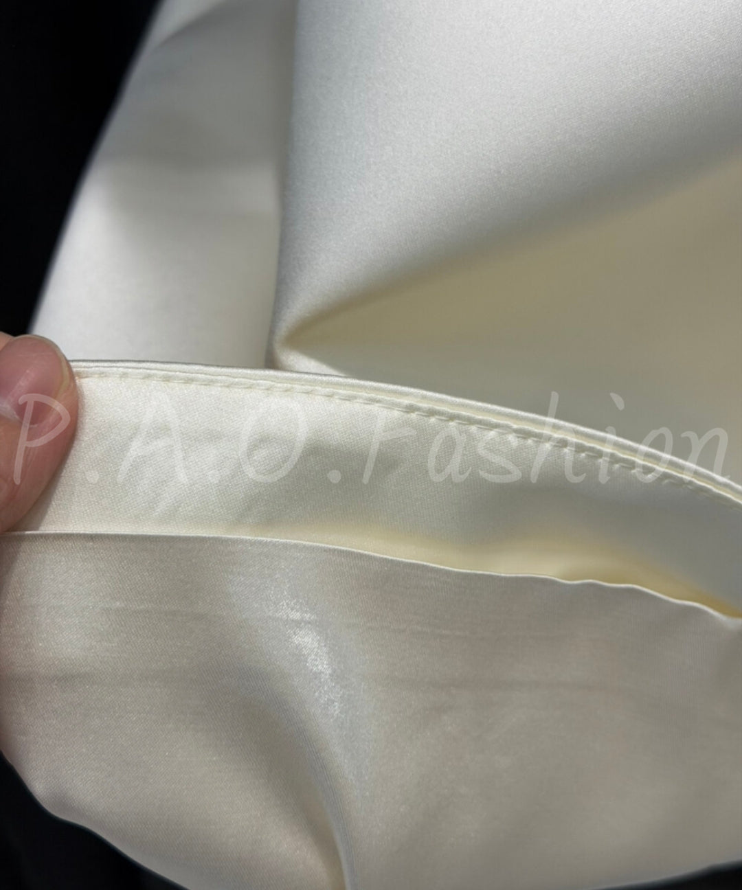 Satin Contrast Collar A-Line Mini Dress[Available Now]
