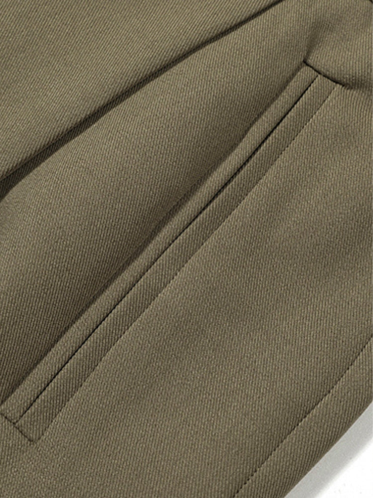 High-Waist Wide-Leg Tailored Trousers