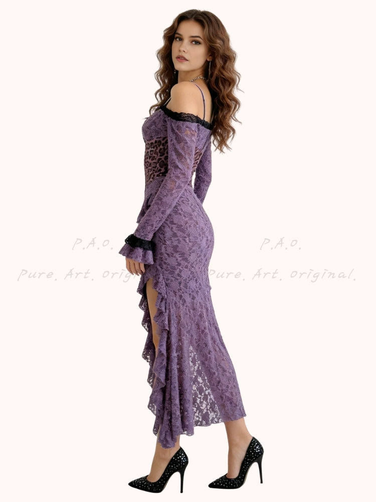 NOCTURNE LEOPARD DRESS