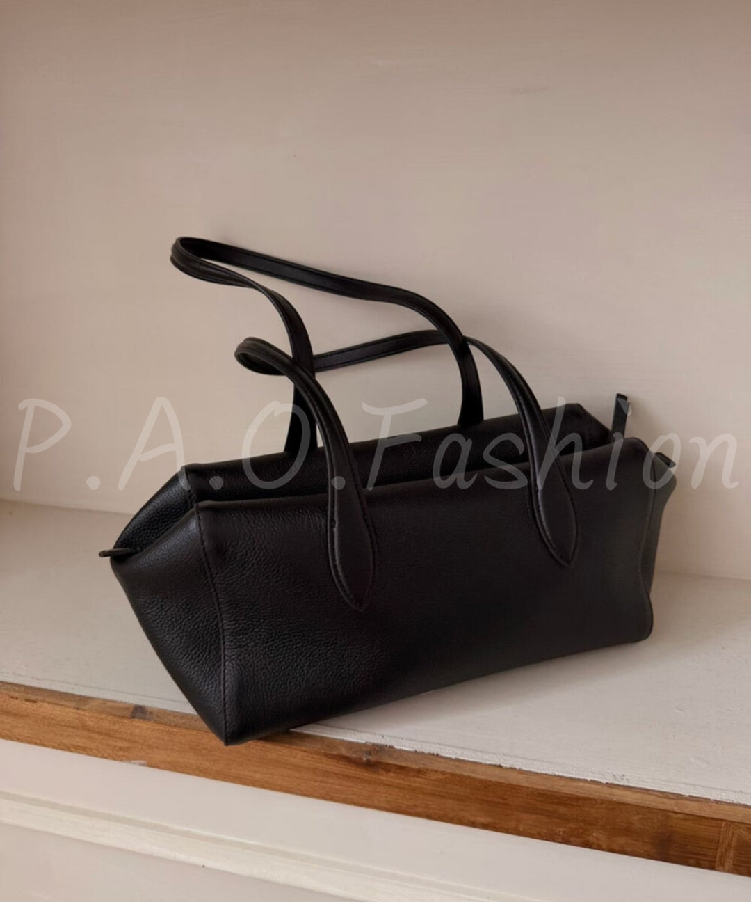 Minimalist Genuine Leather Shoulder Bag