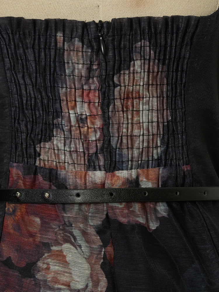 Twist Cutout Rhinestone Strap Maxi Dress