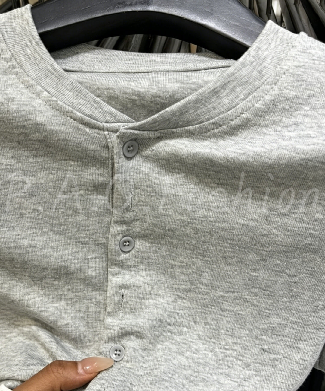 Lyocell Linen Blend Henley T-Shirt