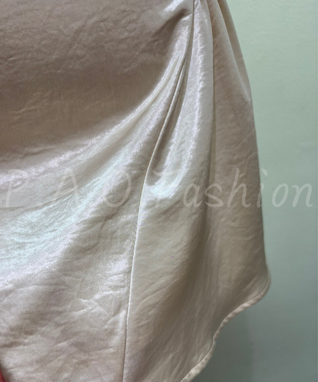 Satin One-Shoulder A-Line Dress[Available Now]