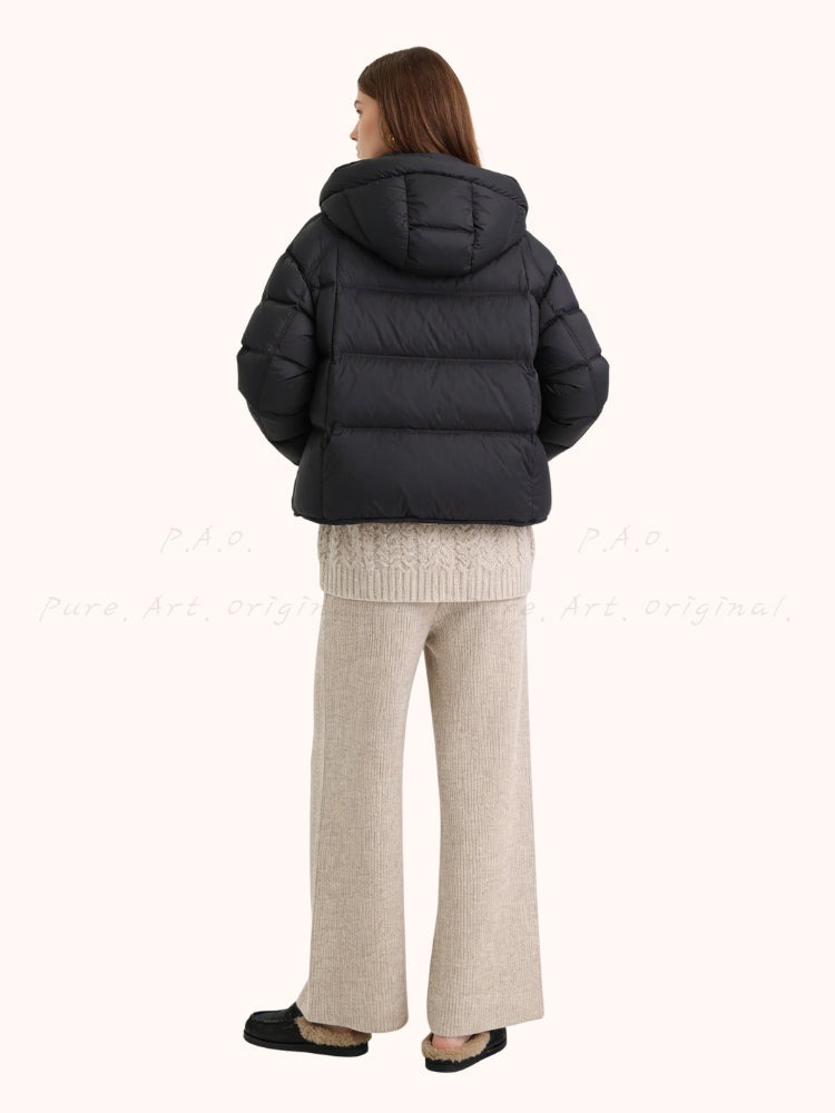 Casual Hooded Down Jacket