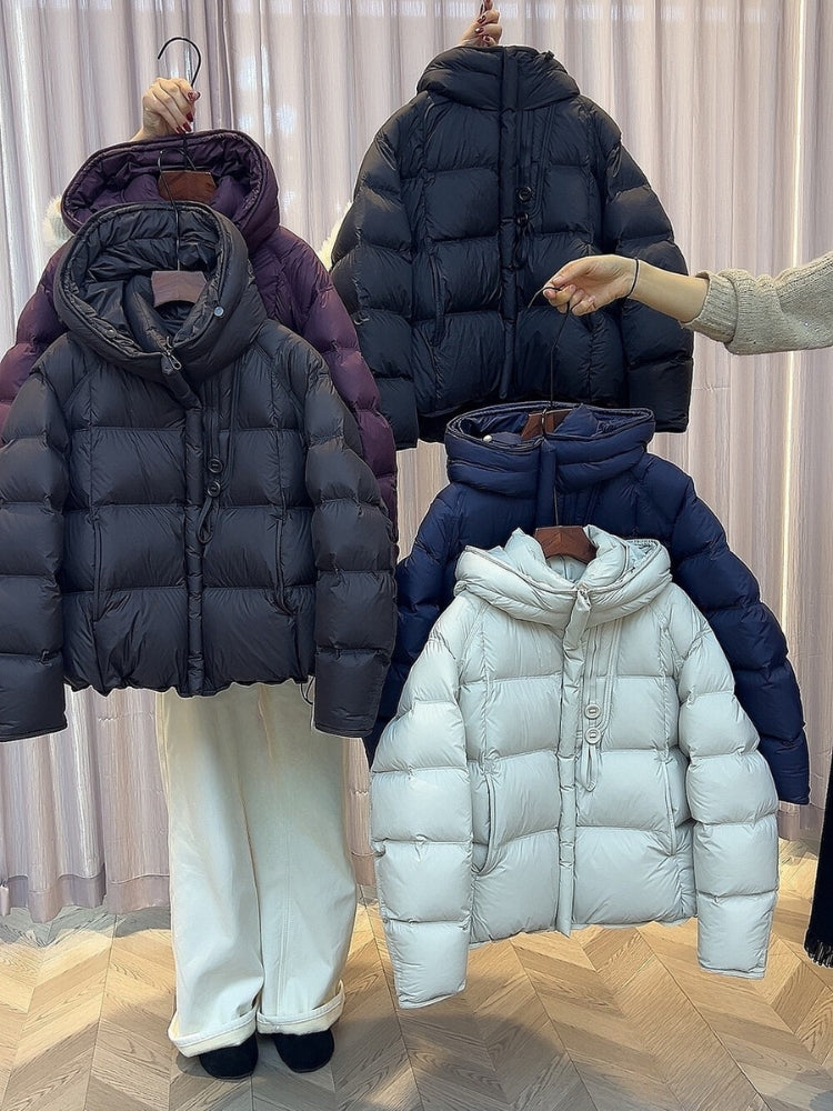 Casual Hooded Down Jacket
