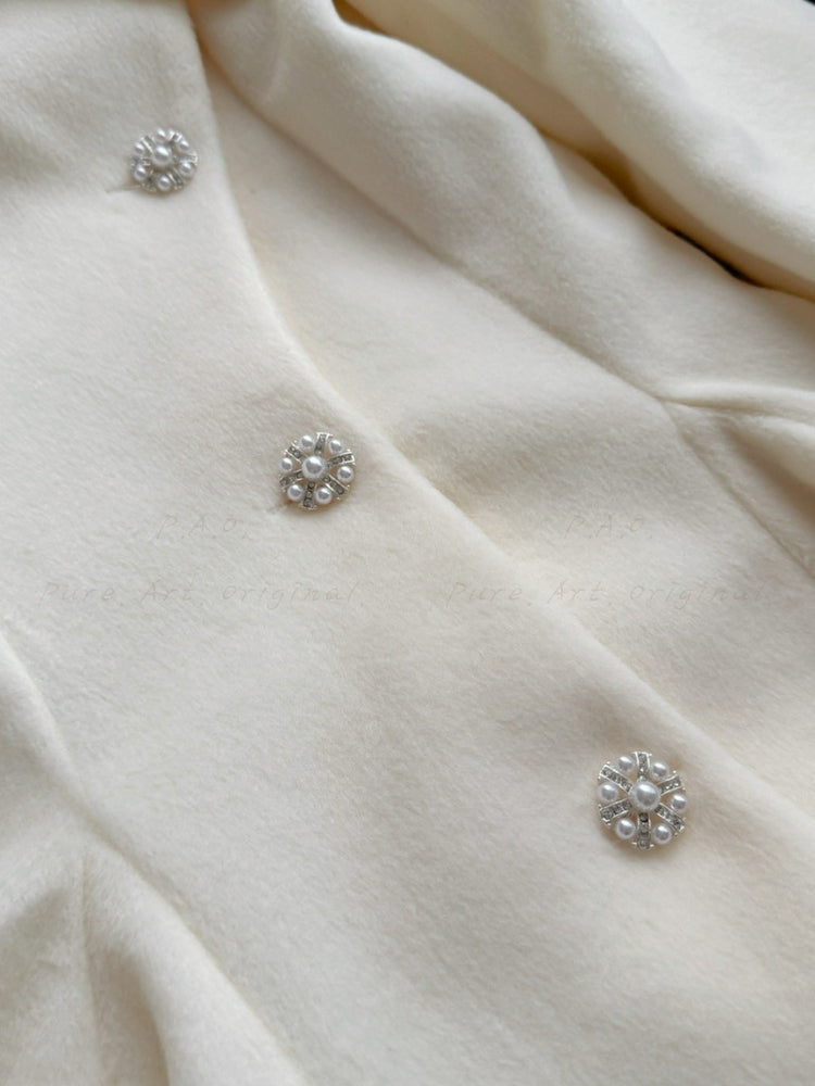 Tweed-Inspired Waist-Defining Mini Coat Dress