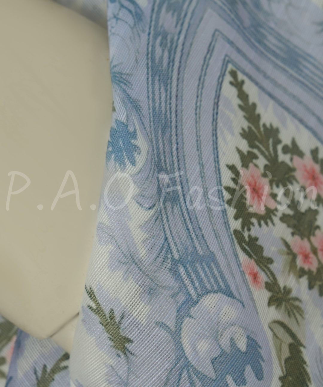 Garden Print Puff Sleeve Waist Dress[Available Now]