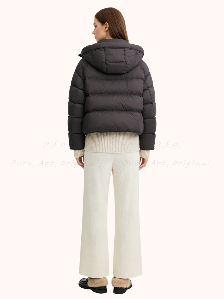 Casual Hooded Down Jacket