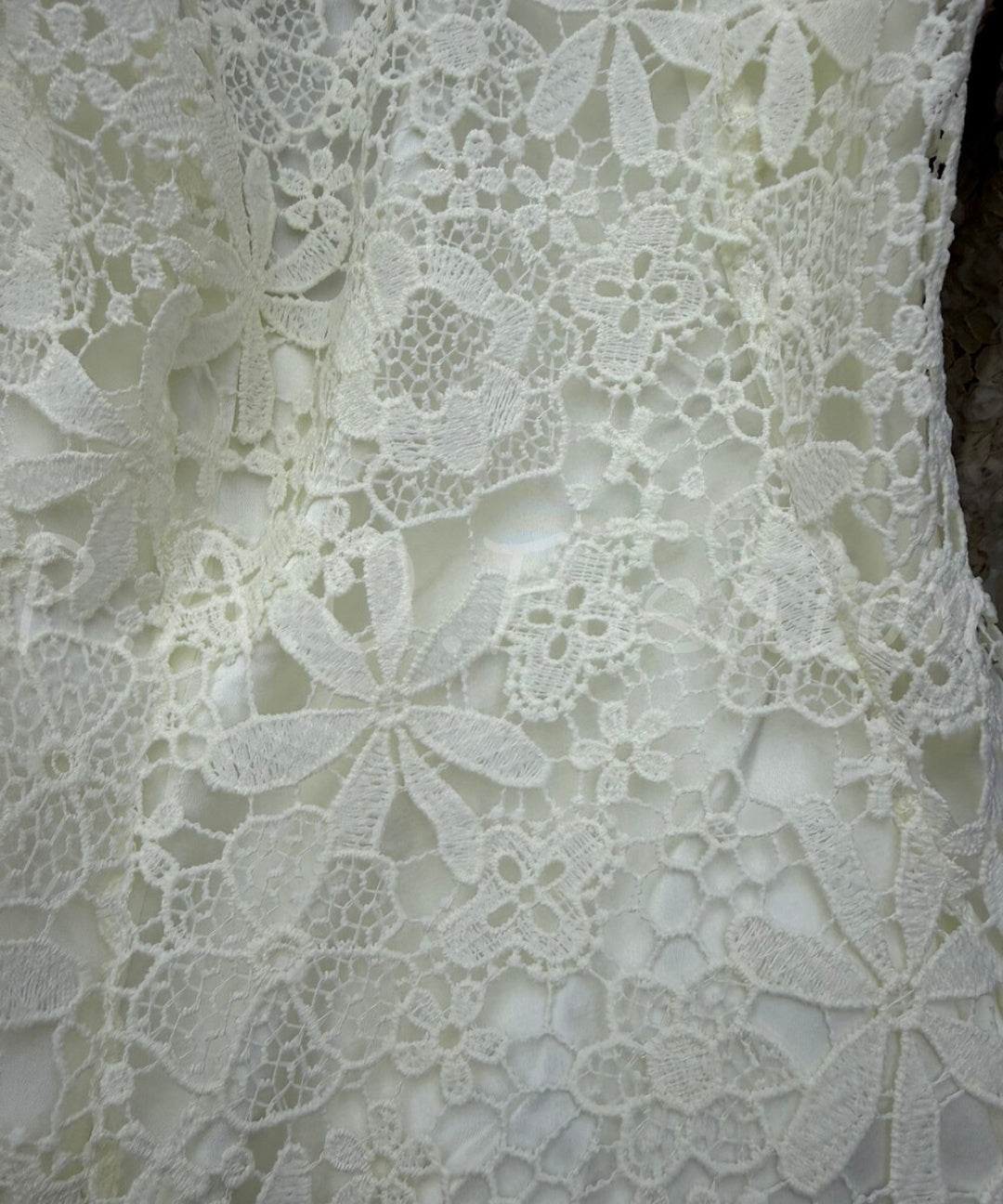 Romantic Lace Bow-Back A-Line Mini Dress