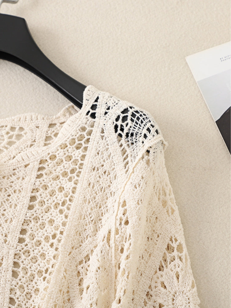 Bohemian Beach Cover-Up Sun Protection Top