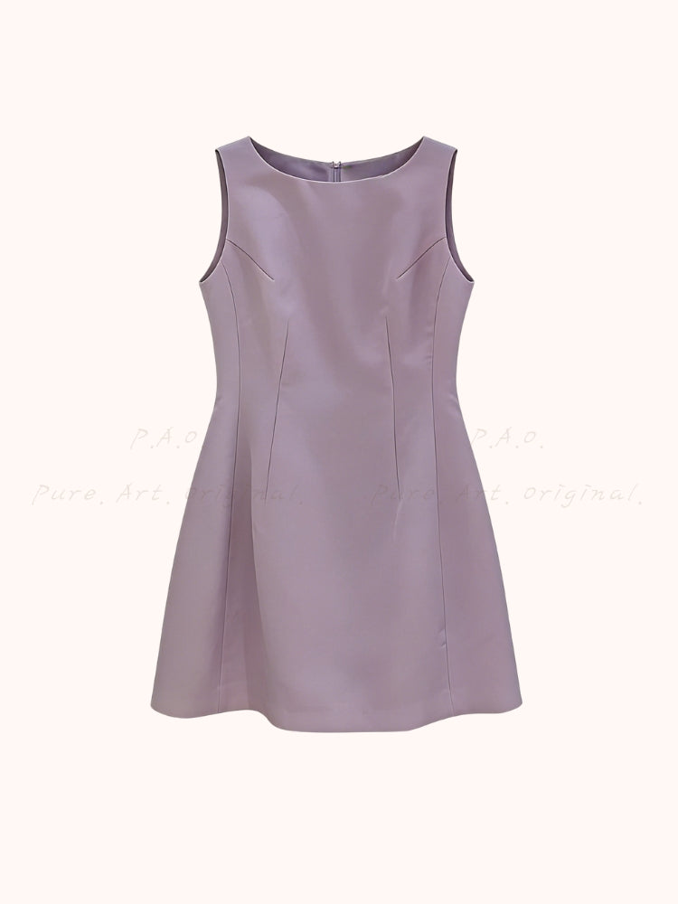 Paris Muse – Sleeveless A-Line Dress