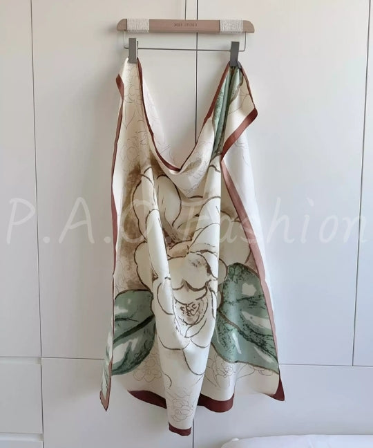 Camellia Print Multiway Scarf