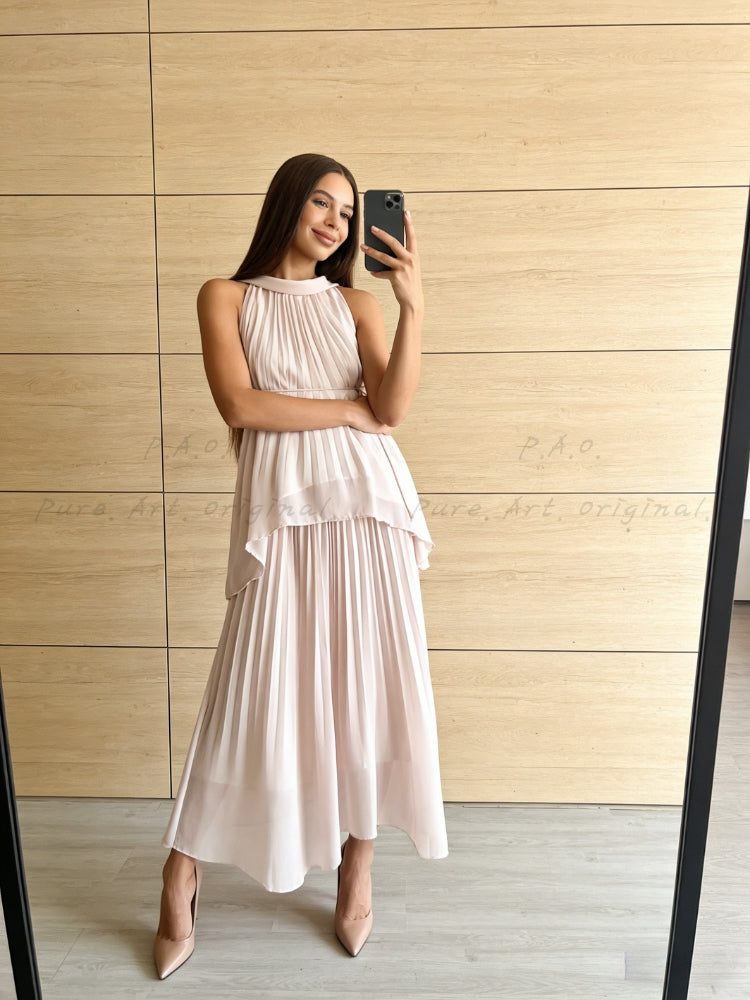 ELIO RUCHED SET DRESS