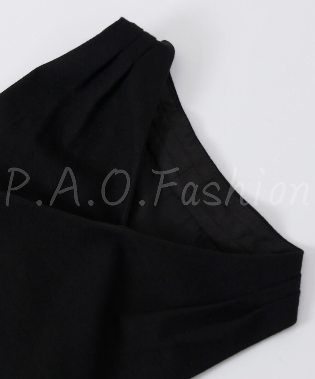Halter Contrast Panel Dress
