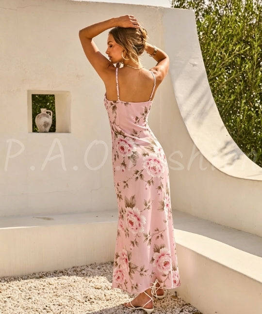 Peony Lace Mermaid Maxi Dress[Available Now]