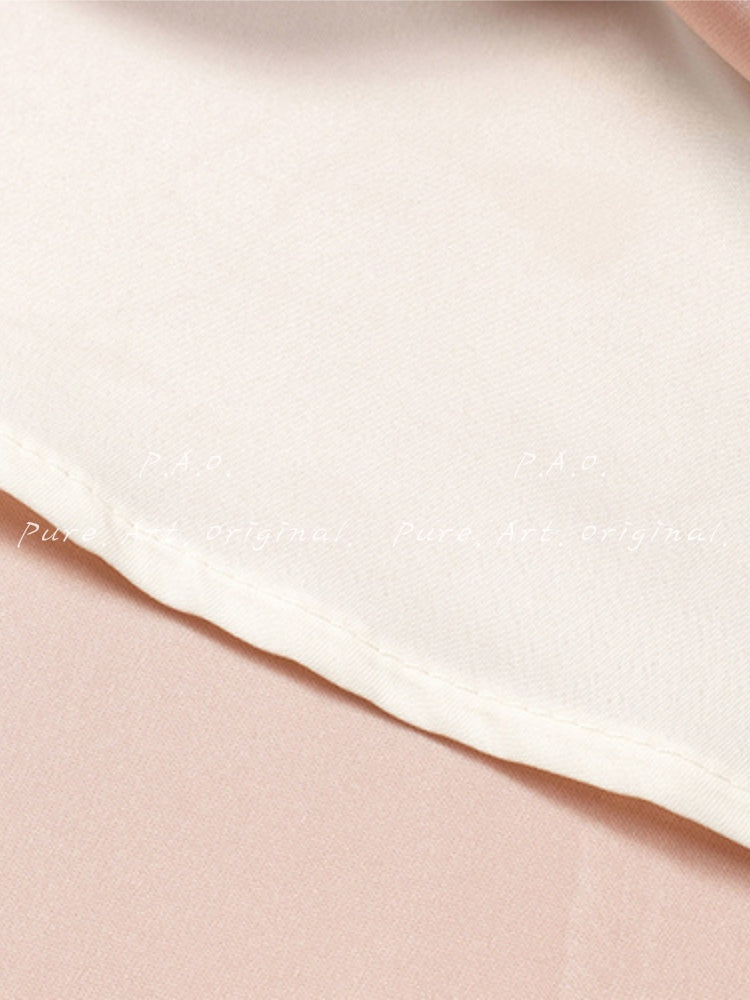 Asymmetric Satin Ribbon Mermaid Maxi Dress