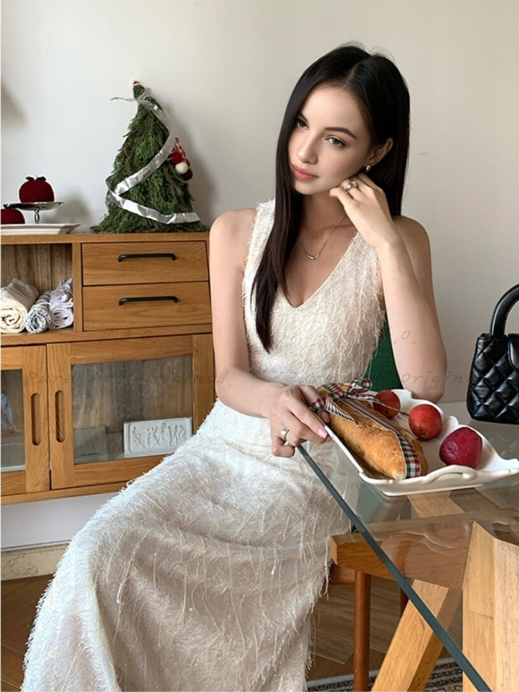 Festive Gleam Maxi Dress