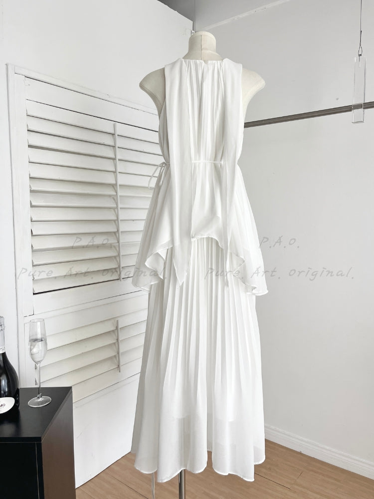 ELIO RUCHED SET DRESS