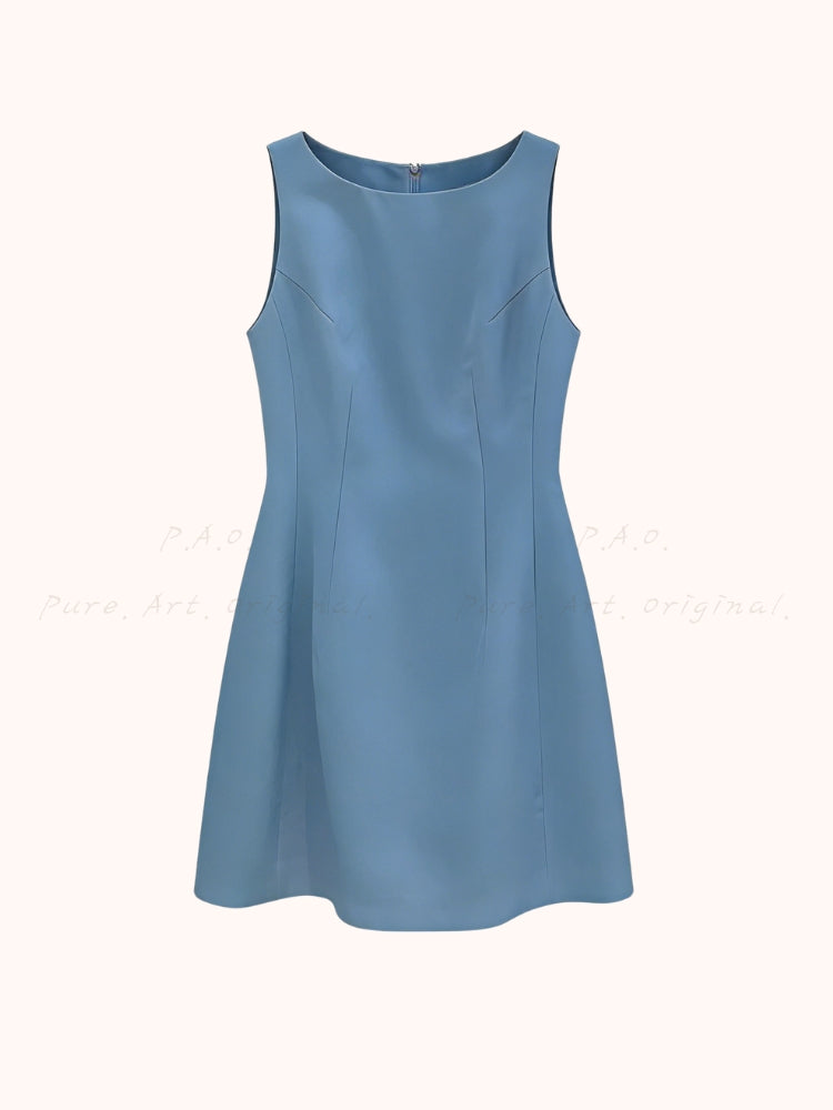 Paris Muse – Sleeveless A-Line Dress