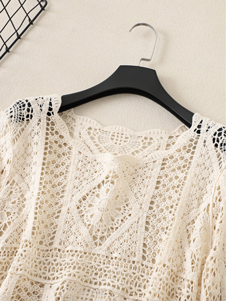 Bohemian Beach Cover-Up Sun Protection Top